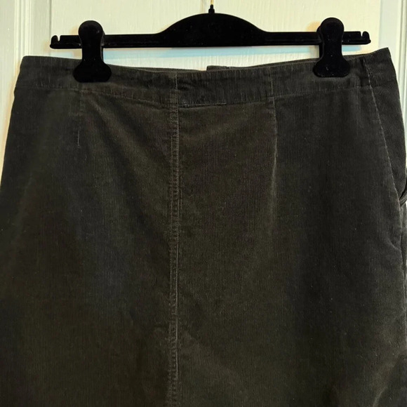 Cherokee Corduroy Maxi Skirt Size 18 Black Whimsigoth Goth Witchy Y2K 90s Grunge - Picture 5 of 13